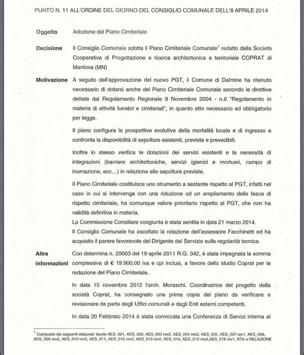 Quindi ora si parla del punto 11 #opendalmine http://t.co/4fxxXpUfvr